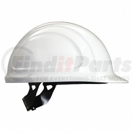 N10010000 by NORTH SAFETY - Honeywell North&#174; Hard Hat, Front Brim, Type 1, Class E, Pinlock, White