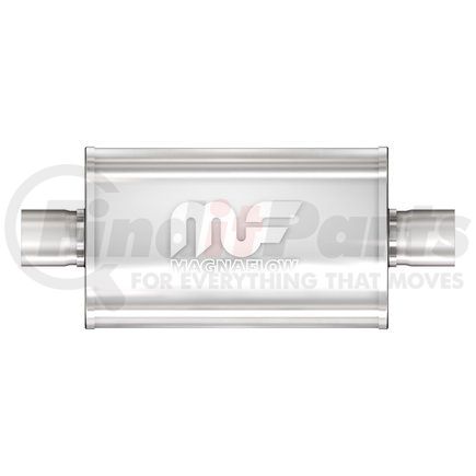 12216 by MAGNAFLOW EXHAUST PRODUCT - Straight-Through Performance Muffler; 2.5in. Center/Center; 5x14x8 Body