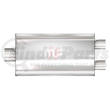 12588 by MAGNAFLOW EXHAUST PRODUCT - Straight-Through Performance Muffler; 3/2.5in. Center/Dual; 5x22x11 Body