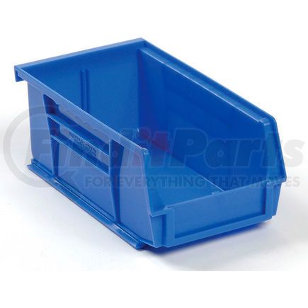 QUS220BL by QUANTUM STORAGE SYSTEMS - Global Industrial&#153; Plastic Stack & Hang Bin, 4-1/8"W x 7-3/8"D x 3"H, Blue