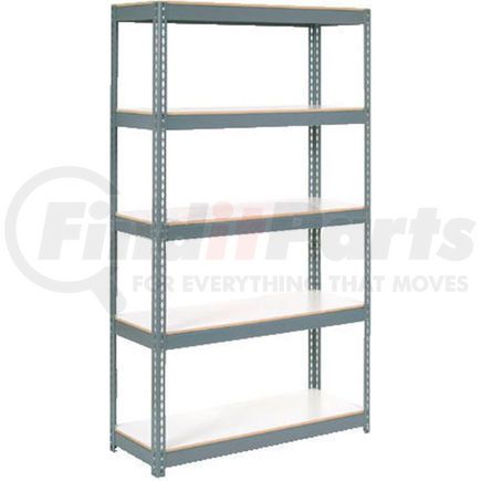 235430GY by GLOBAL INDUSTRIAL - Global Industrial&#153; Extra Heavy Duty Shelving 36Wx12Dx84H 5 Shelves 1500 lbs. Cap. Per Shelf GRY
