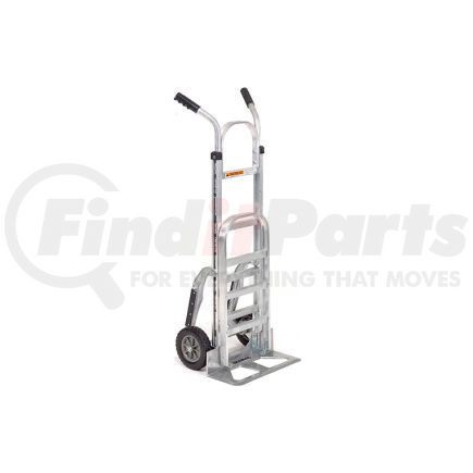 168260 by GLOBAL INDUSTRIAL - Global Industrial&#8482; Aluminum Hand Truck - Double Handle - Mold-On Rubber Wheels