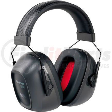 1035108-VS by NORTH SAFETY - Honeywell VeriShield&#153; 1035108-VS 100 Passive Earmuffs, Over The Head, Black, NRR 30