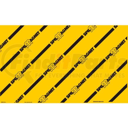 31112LS by BRADY - Brady&#174; Spill Magnet Drain Cover, 24"W X 36" L, Yellow/Black, 3112LS