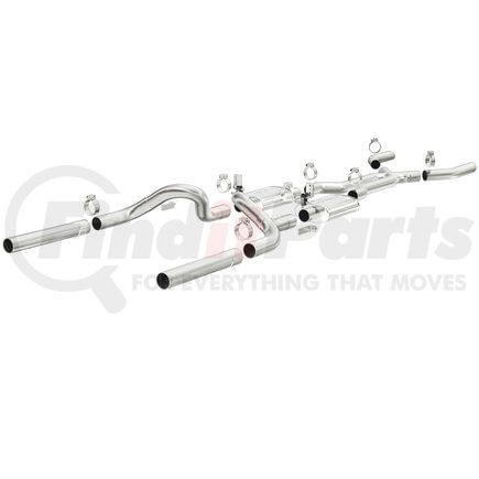 15817 by MAGNAFLOW EXHAUST PRODUCT - Street Series Stainless Crossmember-Back System