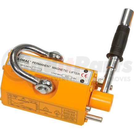 316089 by GLOBAL INDUSTRIAL - Global Industrial&#8482; Lifting Magnet 600lb. Capacity