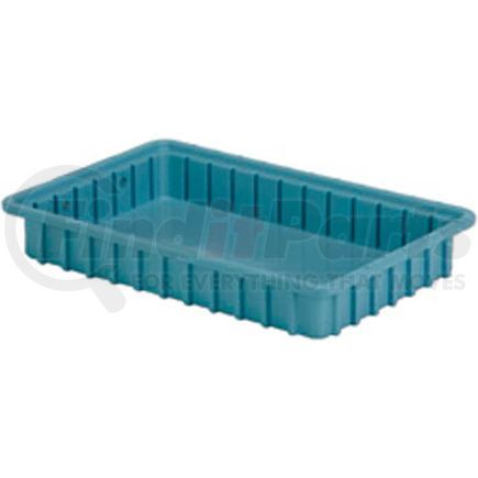 DC2025  Lt Blue by LEWIS-BINS.COM - LEWISBins Divider Box  DC2025 16-1/2" x 10-7/8" x 2-1/2", Light Blue