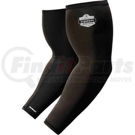 12384 by ERGODYNE - Ergodyne&#174; Chill-Its&#174; 6690, Cooling Arm Sleeves, Black, L, 12384