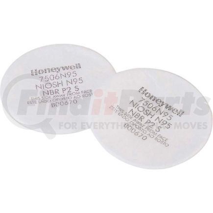 7506N95 by NORTH SAFETY - Honeywell 7506N95 North N Series Filter, N95, 10/Pack