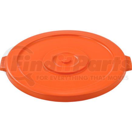 240463BOR by GLOBAL INDUSTRIAL - Global Industrial&#153; Plastic Trash Can Lid - 44 Gallon Bright Orange