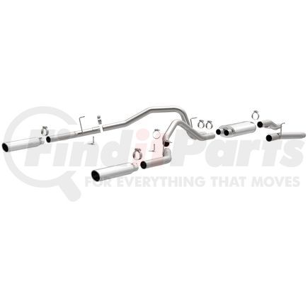 16520 by MAGNAFLOW EXHAUST PRODUCT - Street Series Stainless Cat-Back System