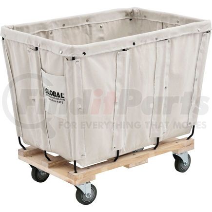 800353 by GLOBAL INDUSTRIAL - Global Industrial&#8482; KD, 8 Bushel, Canvas Basket Bulk Truck