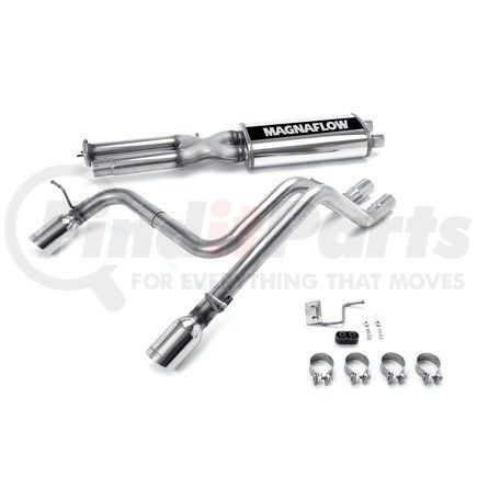 16673 by MAGNAFLOW EXHAUST PRODUCT - Street Series Stainless Cat-Back System