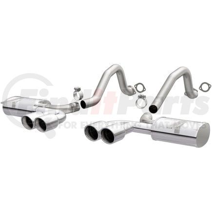 16732 by MAGNAFLOW EXHAUST PRODUCT - Street Series Stainless Axle-Back System