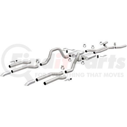 19303 by MAGNAFLOW EXHAUST PRODUCT - Street Series Stainless Crossmember-Back System