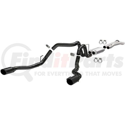 19350 by MAGNAFLOW EXHAUST PRODUCT - Street Series Black Cat-Back System