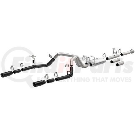 19377 by MAGNAFLOW EXHAUST PRODUCT - Street Series Black Cat-Back System