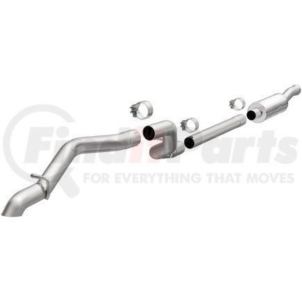 19386 by MAGNAFLOW EXHAUST PRODUCT - Rock Crawler Series Stainless Cat-Back System