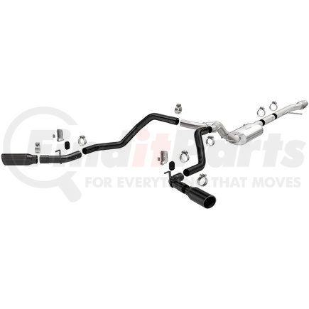 19474 by MAGNAFLOW EXHAUST PRODUCT - Street Series Black Cat-Back System
