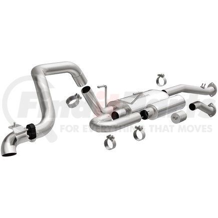 19538 by MAGNAFLOW EXHAUST PRODUCT - Overland Series Stainless Cat-Back System
