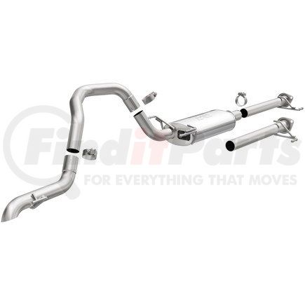 19544 by MAGNAFLOW EXHAUST PRODUCT - Overland Series Stainless Cat-Back System
