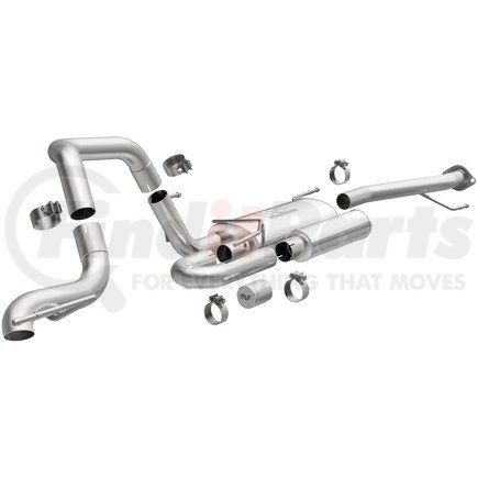 19546 by MAGNAFLOW EXHAUST PRODUCT - Overland Series Stainless Cat-Back System