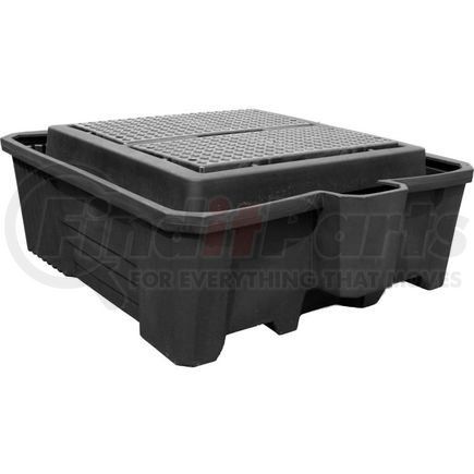 5469-BD-D by ENPAC - ENPAC&#174; Black Diamond IBC Containment Pallet 5469-BD-D with Drain - 3000 Lb. Cap.