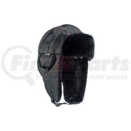 16843 by ERGODYNE - Ergodyne&#174; N-Ferno&#174; 6802 Classic Trapper Hat, S/M, Black, 16843