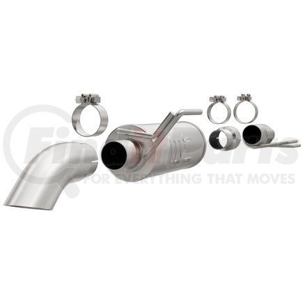19056 by MAGNAFLOW EXHAUST PRODUCT - Off Road Pro Series Gas Stainless Cat-Back