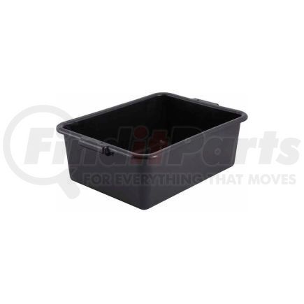 PL-7K by WINCO - Winco PL-7K - Dish Box, Black, 21-1/2"D x 15-3/4"W x 7-1/4"H, NSF