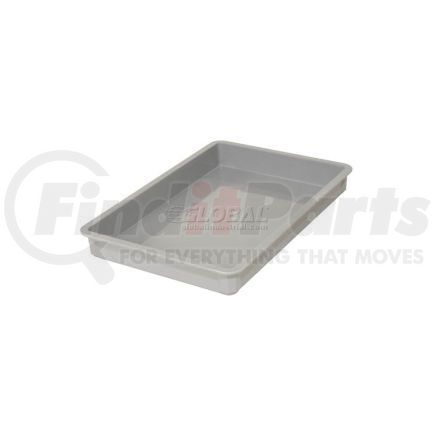 8700085136 by MOLDED FIBERGLASS COMPANIES - Molded Fiberglass Toteline Stacking Tote 870008 - 25-3/4"L x 17-3/4"W x 3"H, Gray