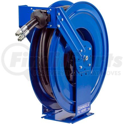 TDMP-N-450 by COXREELS - Coxreels TDMP-N-450 1/2"x50' 2500 PSI Spring Retractable Dual Hydraulic Hose Reel