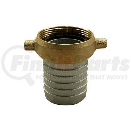 43077252 by APACHE - Apache 43077252 3" Aluminum Female Short Shank Coupling w/ Brass Nut