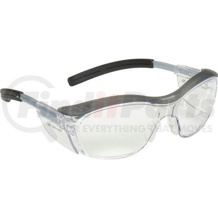 7000052797 by 3M - 3M&#8482; NUVO&#8482;  Reader Protective Eyewear, Clear Lens, Gray Frame, 1.5 Diopter