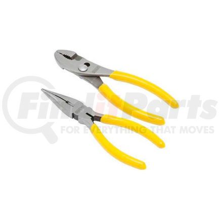 84-212 by STANLEY - Stanley 84-212 2 Piece Basic Plier Set (Long Nose, Slip Joint)