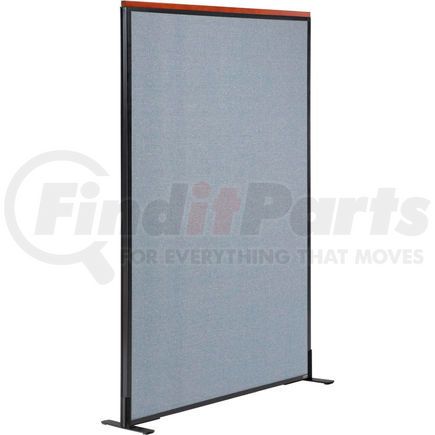 694853FBL by GLOBAL INDUSTRIAL - Interion&#174; Deluxe Freestanding Office Partition Panel, 48-1/4"W x 61-1/2"H, Blue