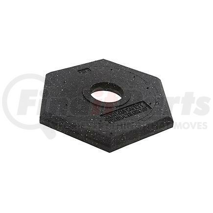 03-731 by CORTINA SAFETY PRODUCTS - Rubber Delineator Base, 15 lb. Replacement Base