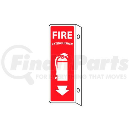 FX124R by NATIONAL MARKER COMPANY - Fire Flange Sign - Fire Extinguisher