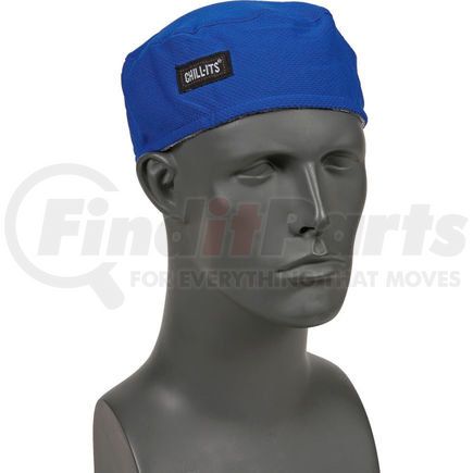 12510 by ERGODYNE - Ergodyne&#174; Chill-Its&#174; 6630 High-Performance Cap, Blue, One Size