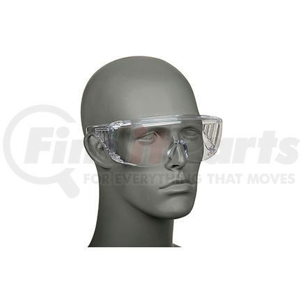9800B by MCR SAFETY - MCR Safety 9800B Crews Yukon&#174; Safety Glasses, Clear Lens, Clear Frame, Anti-Scratch, 12/Box