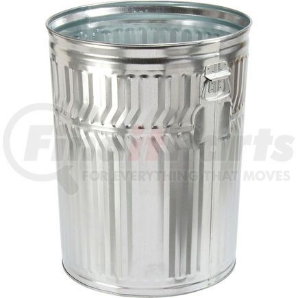 WCD32C by WITT INDUSTRIES - Witt Industries Commercial Duty Outdoor Galvanized Steel Corrosion Resistant Trash Can,32 Gal,Silver