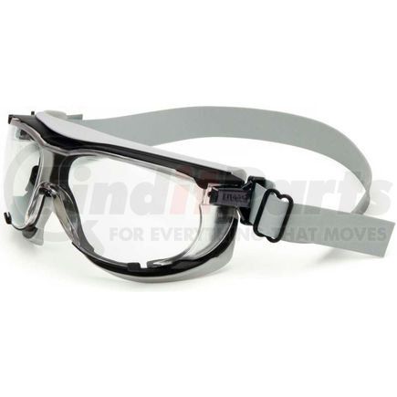 S1650D by NORTH SAFETY - Uvex&#174; Carbonvision&#153; S1650D Safety Goggles, Black & Gray Frame, Clear Lens