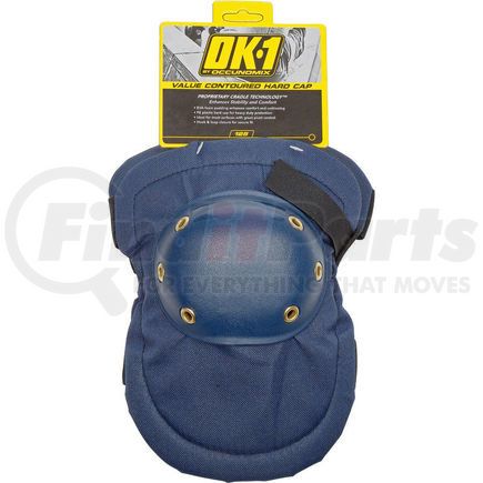 125 by OCCUNOMIX - OccuNomix Value Contoured Hard Cap Knee Pads 1 Pair, Blue