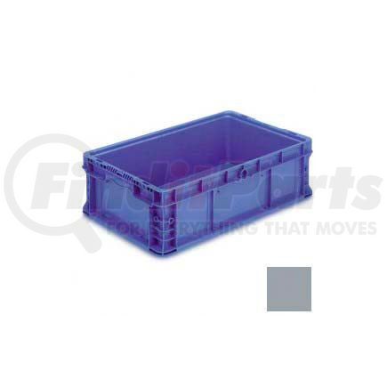 NXO2415-7-GY by LEWIS-BINS.COM - ORBIS Stakpak NXO2415-7 Modular Straight Wall Container, 24"L x 15"W x 7-1/2"H, Gray
