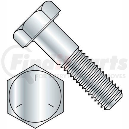 457138 by BRIGHTON-BEST - Hex Cap Screw - 3/8-16 x 1" - Carbon Steel - Zinc CR+3 - Gr 5 - FT - UNC - USA - 100 Pk - BBI 457138