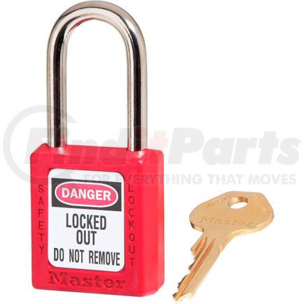 410RED by MASTER LOCK - Master Lock&#174; Safety 410 Series Zenex&#153; Thermoplastic Padlock, Red, 410RED