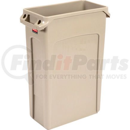 FG354060BEIG by RUBBERMAID - Rubbermaid&#174; Slim Jim&#174; 3540 Recycling Container, 23 Gallon - Beige
