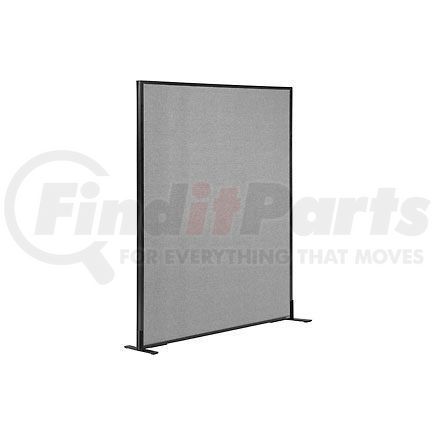 238637FGY by GLOBAL INDUSTRIAL - Interion&#174; Freestanding Office Partition Panel, 48-1/4"W x 60"H, Gray