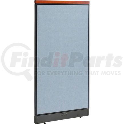 277545EBL by GLOBAL INDUSTRIAL - Interion&#174; Deluxe Electric Office Partition Panel, 36-1/4"W x 65-1/2"H, Blue