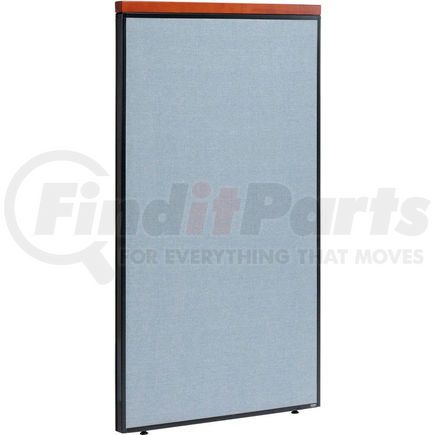 277526BL by GLOBAL INDUSTRIAL - Interion&#174; Deluxe Office Partition Panel, 36-1/4"W x 61-1/2"H, Blue